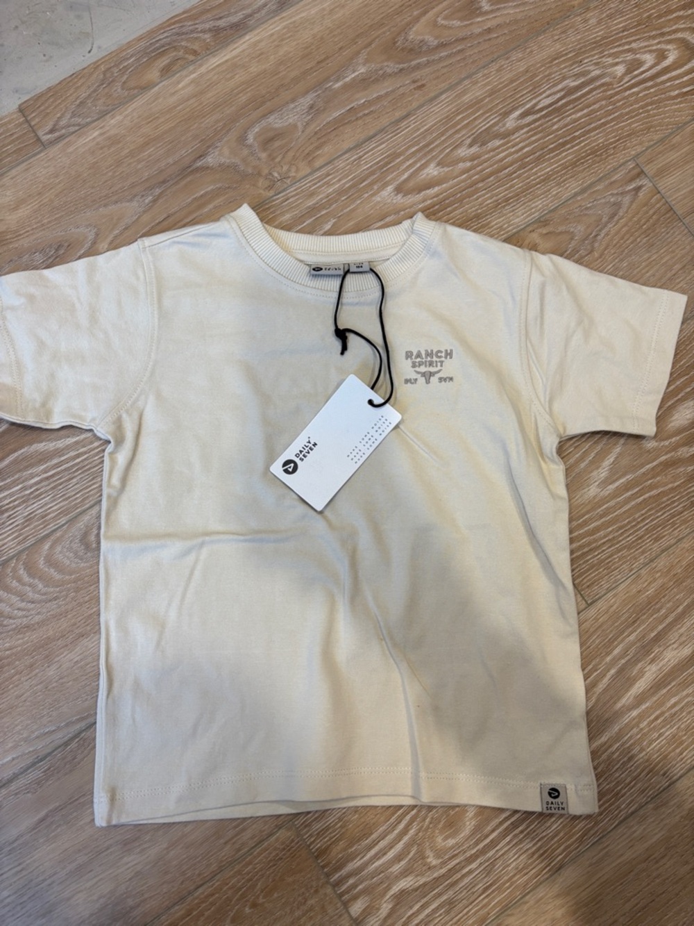 NWT Ranch Spirit Cream Kids T-Shirt | 4T